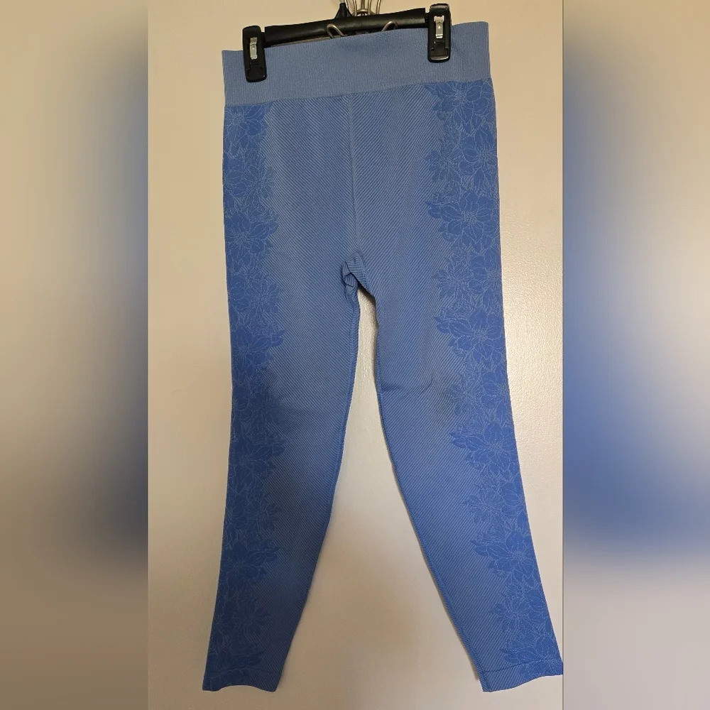 All In Motion XL 14/16 Girls Leggings Blue High Rise - Picture 2 of 5